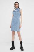 Джинсова сукня Lee mini пряма колір блакитний (3185741)