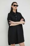 Бавовняна сукня G-Star Raw колір чорний mini oversize (3071395) Бавовняна сукня G-Star Raw колір чорний mini oversize (3071395)