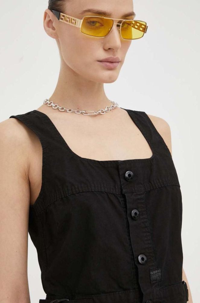 Сукня G-Star Raw колір чорний mini облягаюча (3269681) фото 4