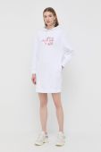 Сукня Armani Exchange колір білий mini oversize