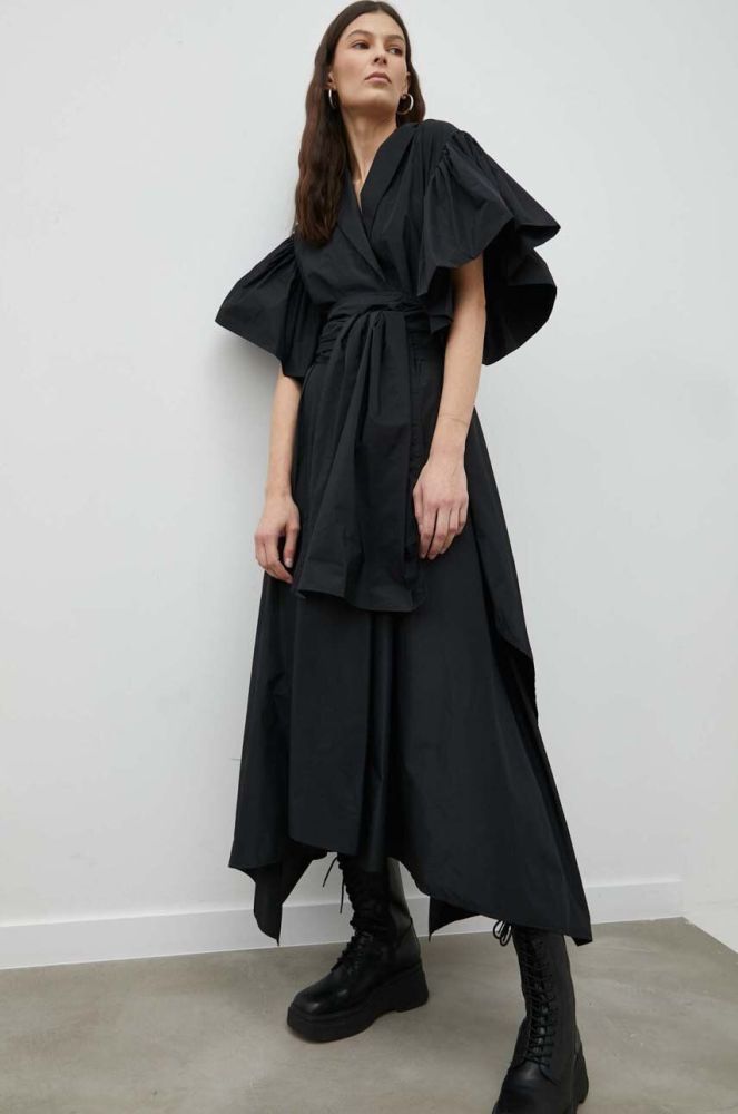 Сукня MMC STUDIO Ilo колір чорний maxi oversize