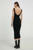 Сукня MMC STUDIO колір чорний maxi облягаюча