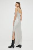 Сукня Samsoe Samsoe колір срібний maxi пряма