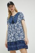 Сукня Superdry mini розкльошена колір блакитний (3188661)