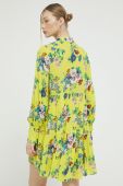 Сукня Superdry колір жовтий mini розкльошена