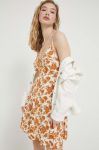 Сукня Rip Curl колір жовтий mini розкльошена