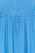 Бавовняна сукня Weekend Max Mara midi розкльошена колір блакитний