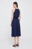 Сукня Lauren Ralph Lauren колір синій midi розкльошена (3163479)