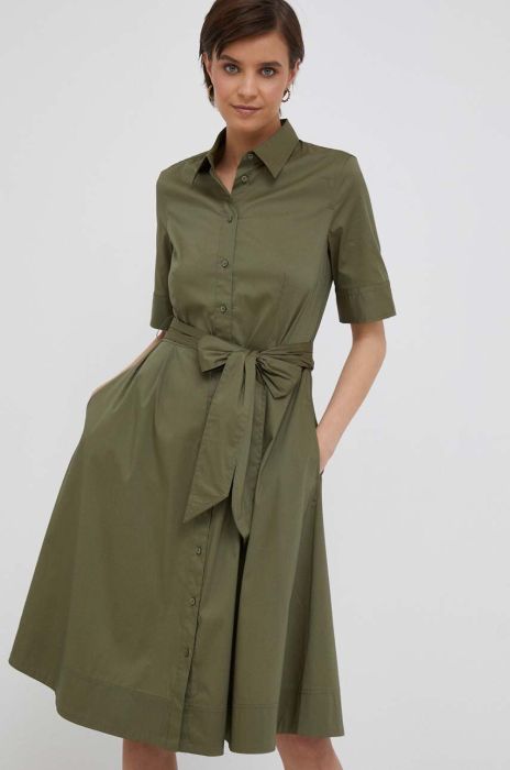 Сукня Lauren Ralph Lauren колір зелений mini розкльошена (3309278)