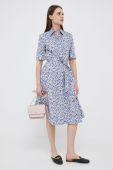 Сукня Lauren Ralph Lauren mini розкльошена колір блакитний (3163487)