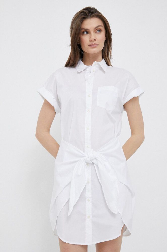 Сукня Lauren Ralph Lauren колір білий mini пряма (3170934)