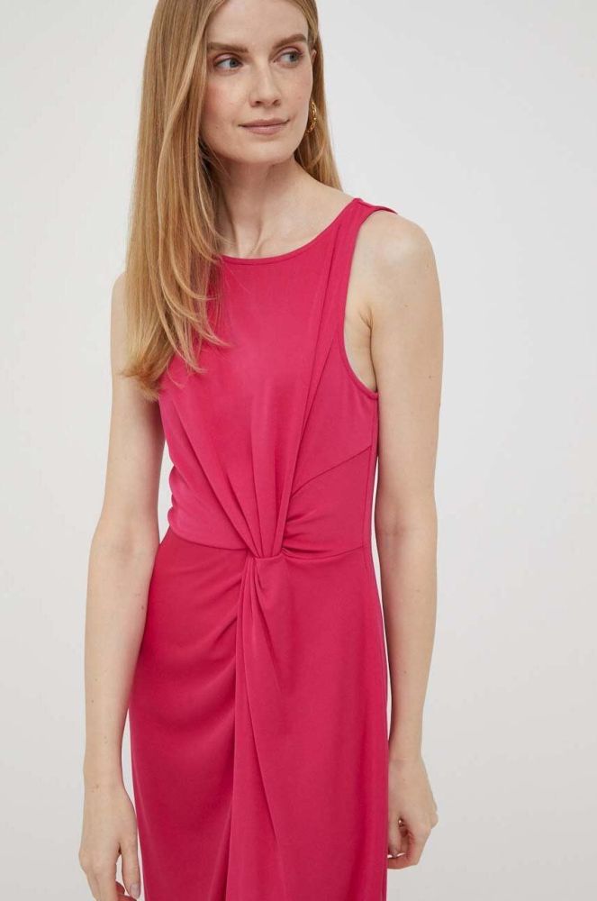 Сукня Lauren Ralph Lauren колір рожевий mini облягаюча (3327080)