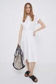 Сукня Lauren Ralph Lauren колір білий midi розкльошена (3148237)