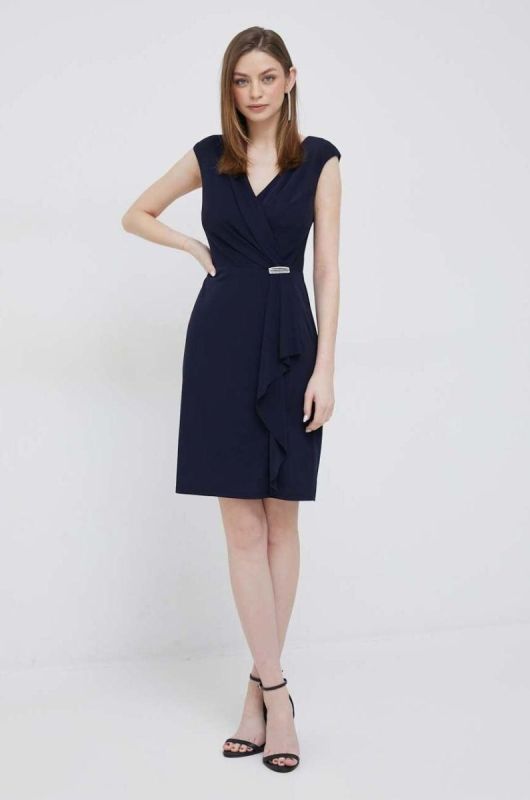 Сукня Lauren Ralph Lauren колір синій mini пряма (3145093) фото 2