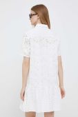 Бавовняна сукня PS Paul Smith колір білий mini пряма (3185770)
