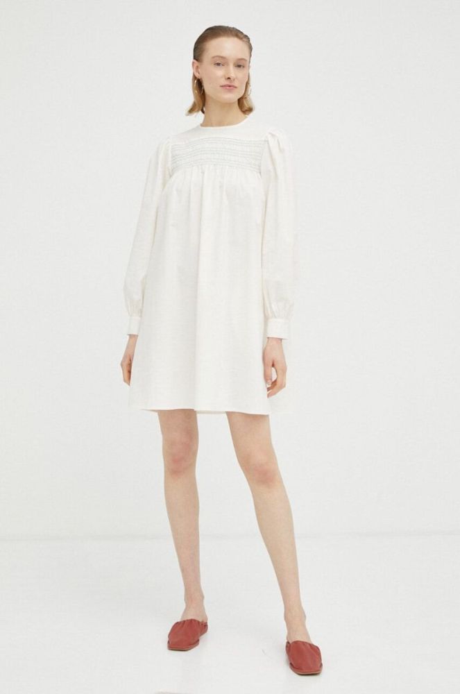 Сукня R?sum? колір бежевий mini oversize фото 2