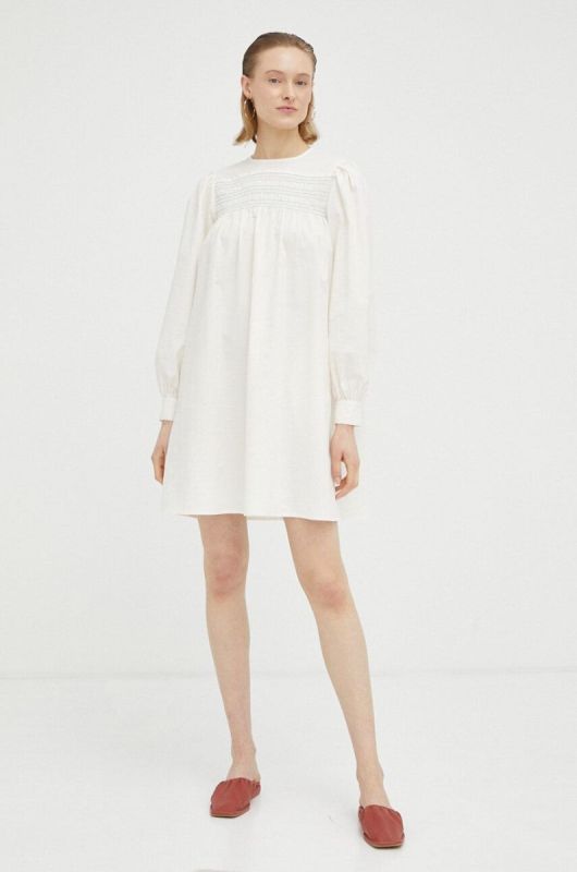 Сукня R?sum? колір бежевий mini oversize фото 2