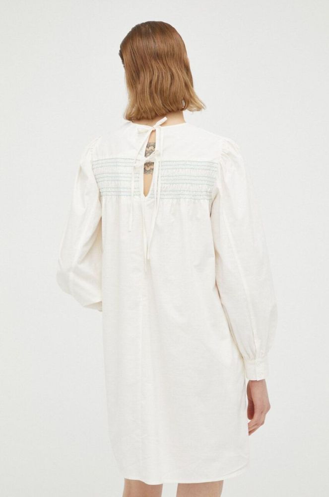 Сукня R?sum? колір бежевий mini oversize фото 3