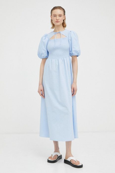 Сукня R?sum? midi розкльошена колір блакитний (3163534)