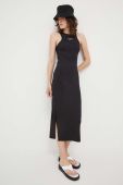 Сукня R?sum? колір чорний midi облягаюча
