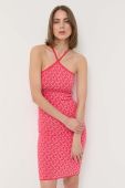 Сукня MICHAEL Michael Kors колір рожевий mini облягаюча