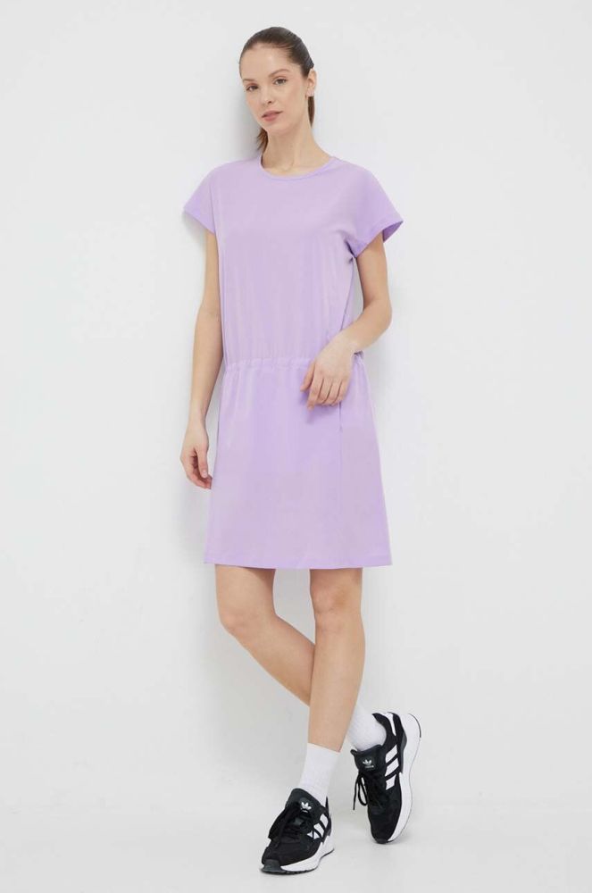 Сукня Helly Hansen колір фіолетовий mini пряма
