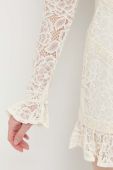 Сукня For Love & Lemons колір бежевий mini пряма