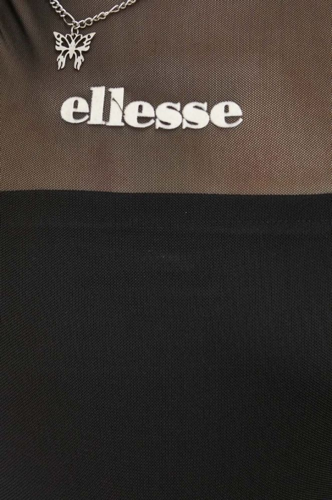 Сукня Ellesse колір чорний mini пряма фото 5