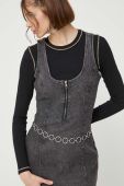 Джинсова сукня Guess Originals колір сірий mini облягаюча