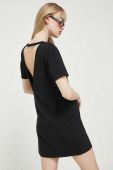 Сукня LaBellaMafia колір чорний mini пряма