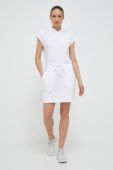 Сукня Dkny колір білий mini пряма