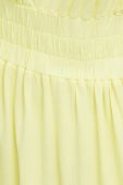 Бавовняна сукня Deha колір жовтий midi розкльошена