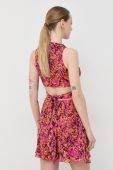 Сукня Patrizia Pepe колір рожевий mini розкльошена (3106653)