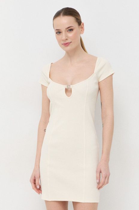 Сукня Patrizia Pepe колір бежевий mini облягаюча (3106672)