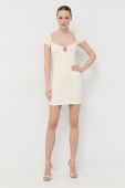 Сукня Patrizia Pepe колір бежевий mini облягаюча (3106672)