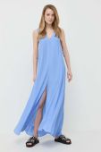 Сукня Patrizia Pepe maxi розкльошена колір блакитний (3254754)