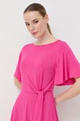 Сукня Patrizia Pepe колір рожевий mini розкльошена (3106688)
