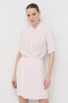 Сукня Patrizia Pepe колір рожевий mini пряма (3083014)