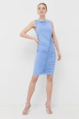 Сукня Patrizia Pepe mini облягаюча колір блакитний (3106707)