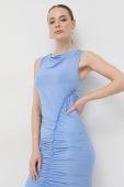 Сукня Patrizia Pepe mini облягаюча колір блакитний (3106707)