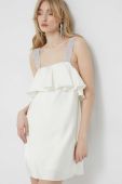 Весільна сукня Rotate колір бежевий mini пряма