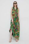 Сукня Artigli колір зелений maxi пряма