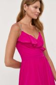 Сукня Morgan колір рожевий mini розкльошена (3230348)