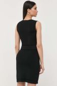 Сукня Morgan колір чорний mini облягаюча (3254785)