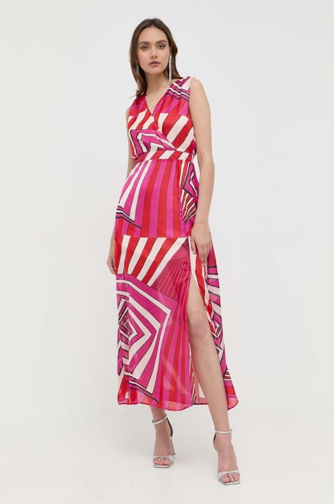 Сукня Morgan maxi розкльошена колір барвистий (3285468)