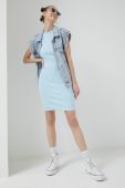 Сукня Sixth June mini облягаюча колір блакитний (3148278)