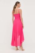 Сукня Morgan колір рожевий midi розкльошена (3277363)