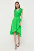 Сукня Morgan колір зелений midi розкльошена (3282883)