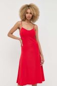 Сукня Morgan колір червоний midi розкльошена (3329082)