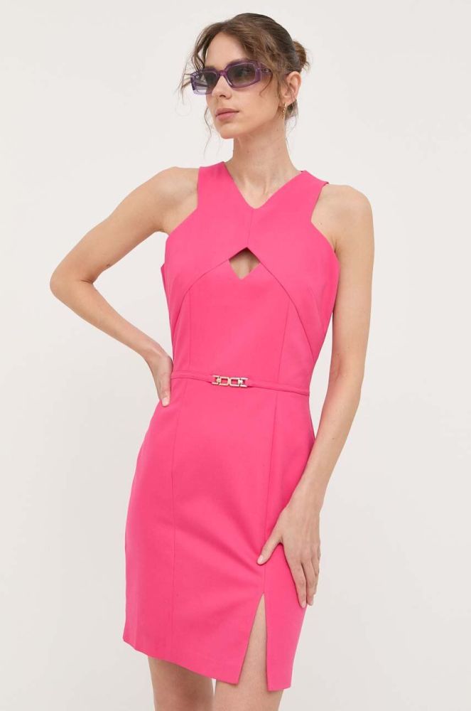 Сукня Morgan колір рожевий mini пряма (3285523)